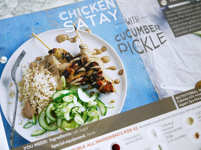 chicken satay gousto box food ingredients arrival cool bag thebeautytype.com food blogger lifestyle review