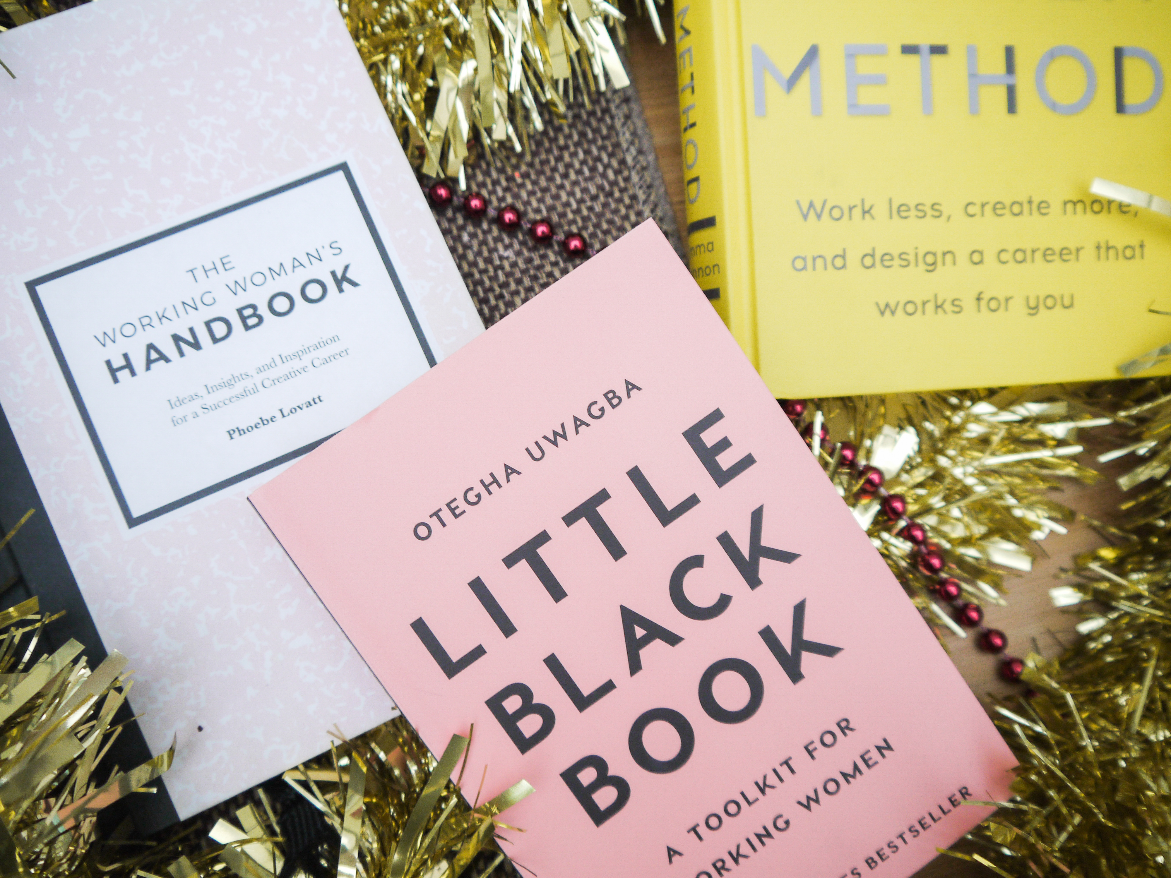 My top three books for bloggers thebeautytype.com self employed career inspiration gift guide