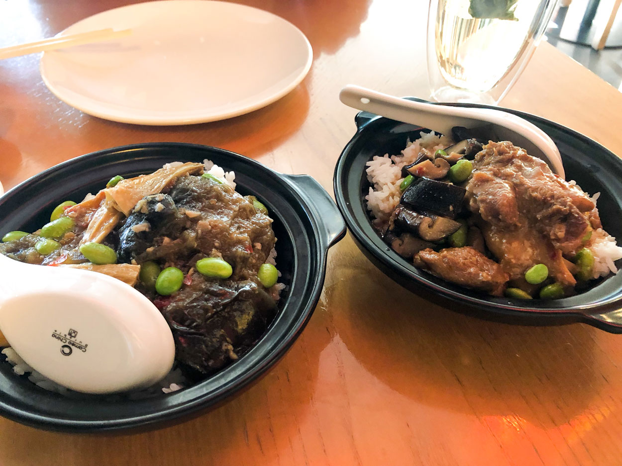 Ping Pong Restaurants London - Dim Sum - Duck Spring Rolls and Fish cakes - thebeautytype.com
