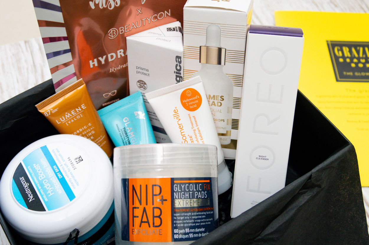 Grazia Glow Edit Latest in Beauty Box March 2019 thebeautytype.com beauty blog