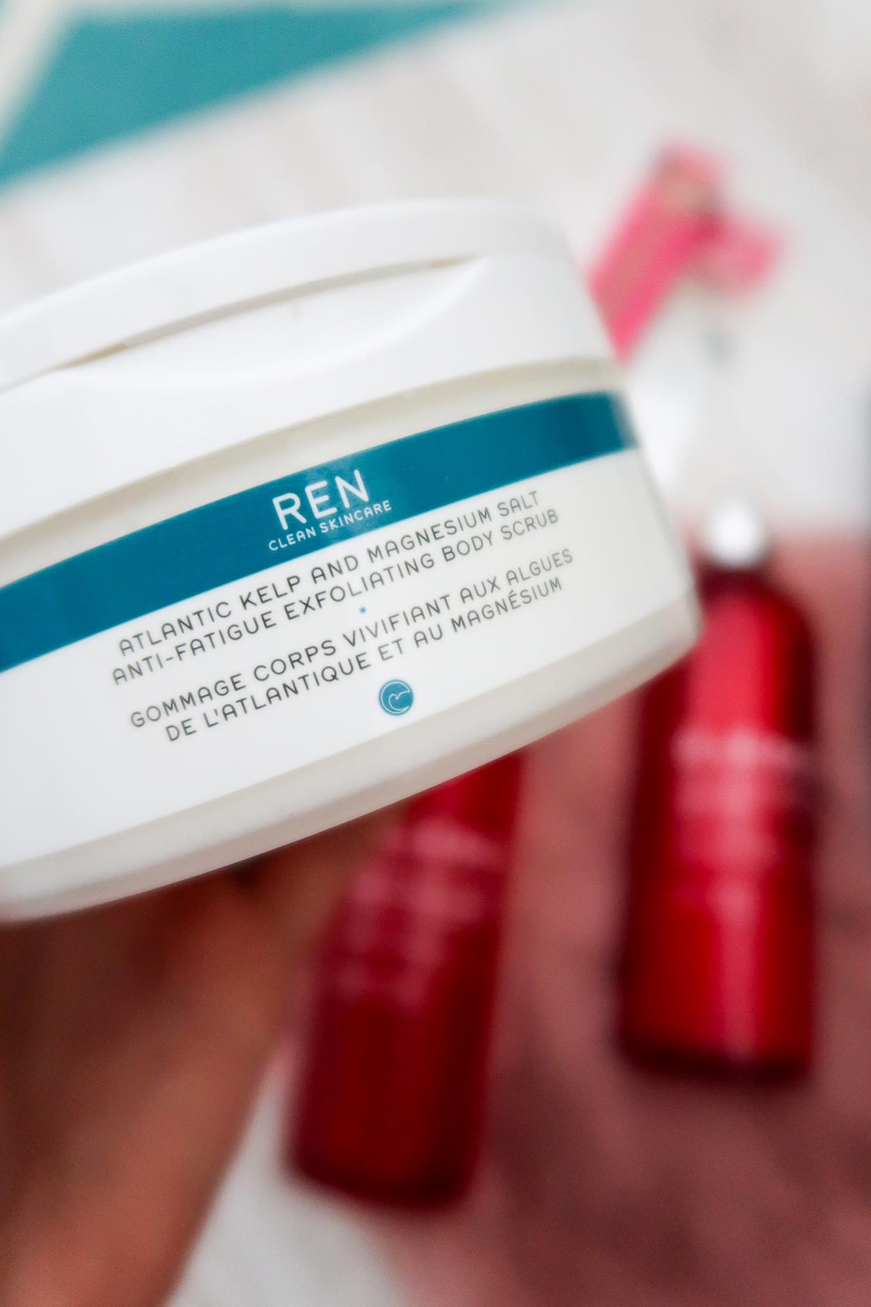 REN Clean Skincare Skincare Atlantic Kelp and Magnesium Salt Anti-Fatigue Exfoliating Body Scrub 150ml - The Beauty Type Northamptonshire Beauty Blogger