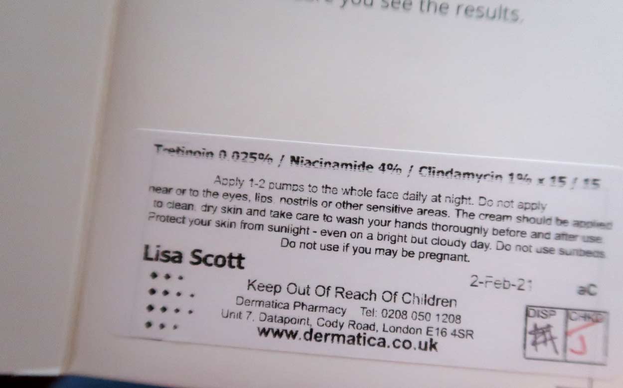Dermatica Skincare Prescription Review UK Beauty Blogger thebeautytype.com0
